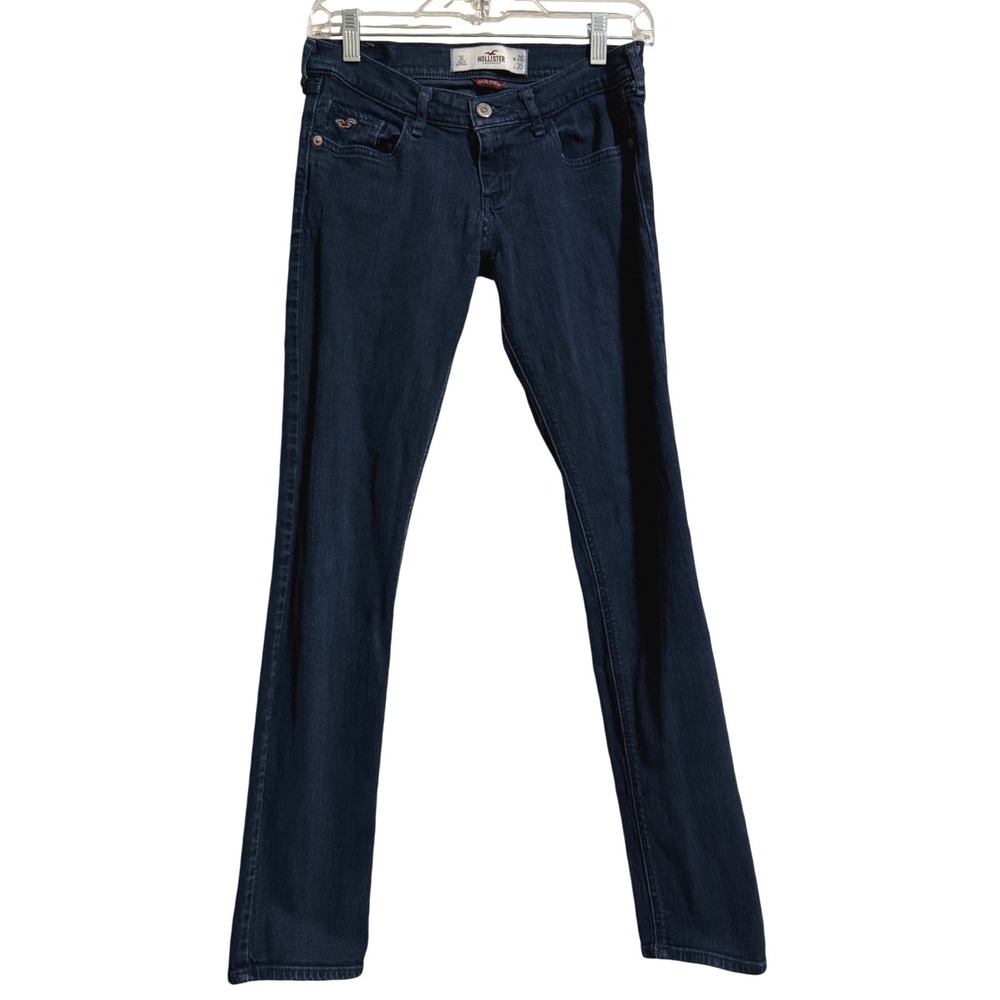 Hollister SoCal Stretch Low Rise Skinny Jeans Dark Wash Size 3L